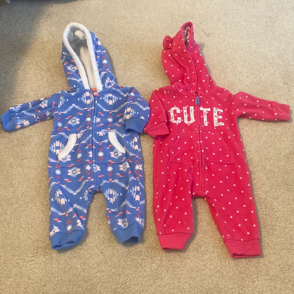 Carters Fleece Suit Bundle